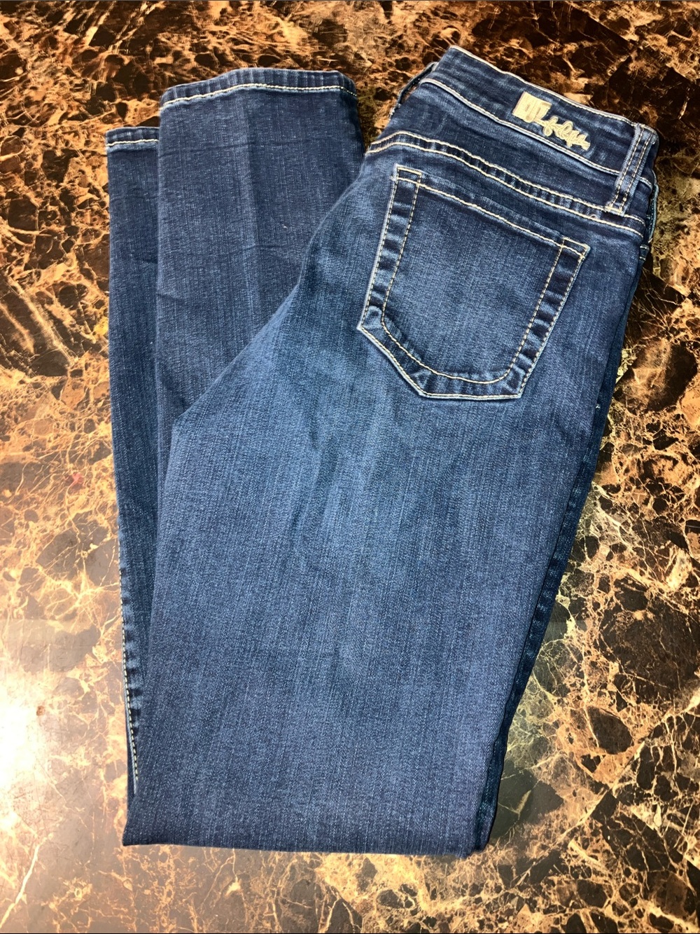 Kut from the Kloth Dark Blue Straight Leg Jeans